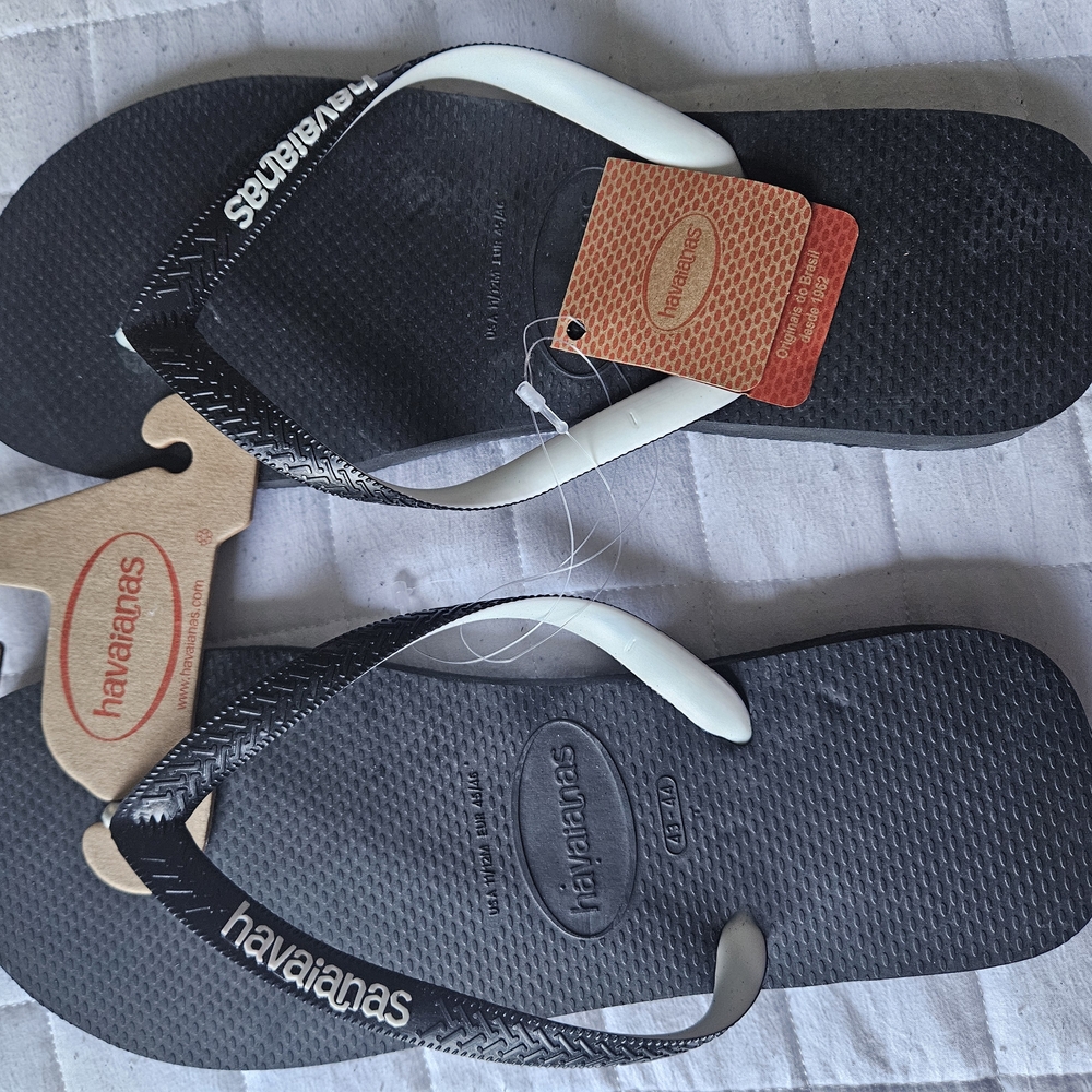 Havaianas Black Flip Flops